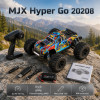 Машинка на радиоуправлении MJX Hyper Go 20208 1:20 Red — RC монстр-трак 4WD с бесколлекторным двигателем, металлическим дифференциалом, Clipless Body Mounting, LED-подсветкой, до 39 км/ч, до 15 минут, дальность более 50 м